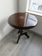 bijzettafel/ rond tafel, Huis en Inrichting, Minder dan 55 cm, Gebruikt, Rond, Hout