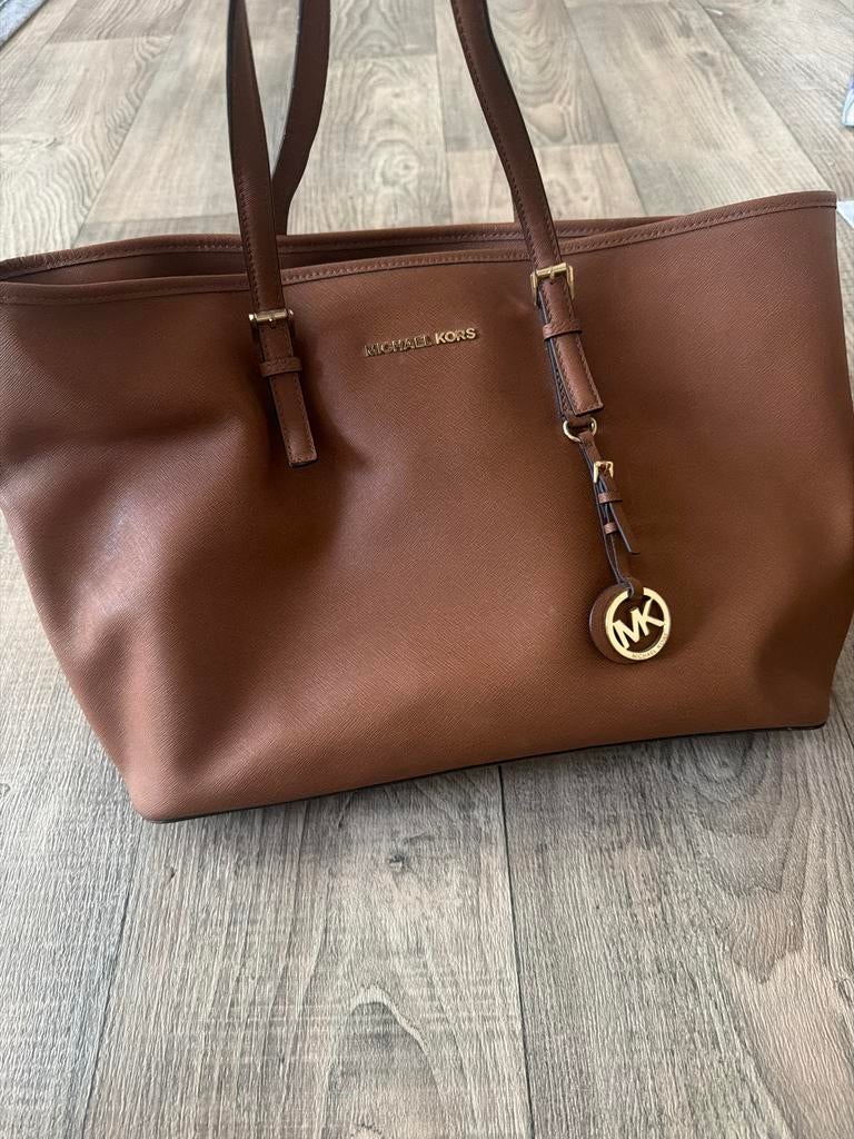Michael Kors Shopper - Bruin, Sieraden, Tassen en Uiterlijk, Tassen | Damestassen, Ophalen of Verzenden, Zo goed als nieuw, Bruin