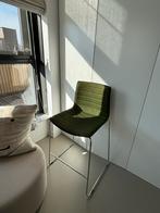 Arper Catifa Barkruk - Groene Wolvilt, Perfecte Staat, Met voetsteun, 60 tot 90 cm, Ophalen of Verzenden, Zo goed als nieuw