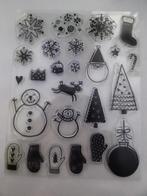 stempels voor kerst, Hobby en Vrije tijd, Stempelen, Ophalen of Verzenden, Zo goed als nieuw, Clearstamp