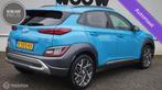 Hyundai Kona 1.6 HYBRID Premium Automaat Schuif-Kanteldak St, Auto's, 12 maanden, Gebruikt, Blauw, SUV of Terreinwagen