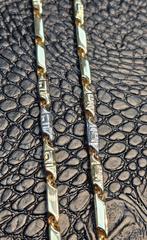 Mooie 14 karaat gouden ketting bi-color, Ophalen of Verzenden, Nieuw, Goud, Goud