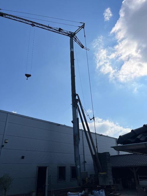 Bouwkraan / Torenkraan  22 meter giek 18 meter haakhoogte, Doe-het-zelf en Verbouw, Gereedschap | Overige machines, Gebruikt, Ophalen