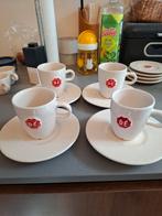 Douwe Egberts cappuccino kop en schotel, Huis en Inrichting, Keuken | Servies, Ophalen of Verzenden, Zo goed als nieuw, Overige stijlen