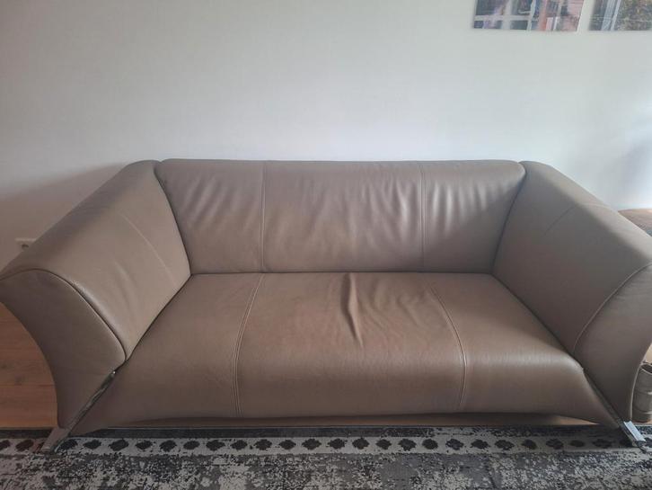 2 Rolf Benz Design Banken, Huis en Inrichting, Banken | Bankstellen, Gebruikt, Rechte bank, Tweepersoons, 150 tot 200 cm, 75 tot 100 cm