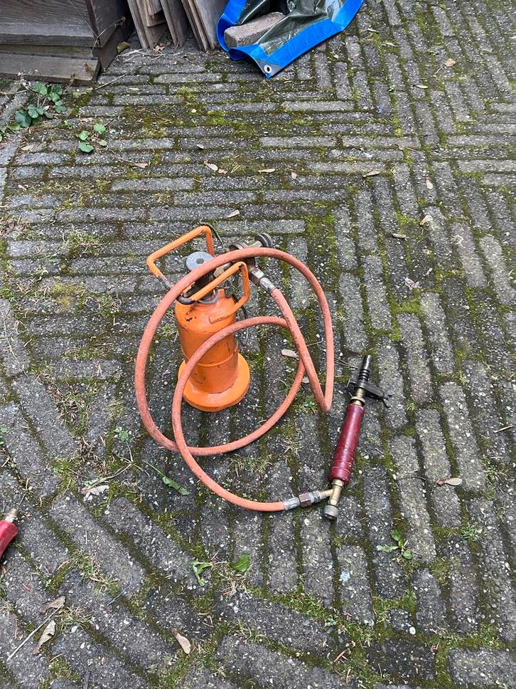 Soldeer set loodgieter - compleet, Doe-het-zelf en Verbouw, Gereedschap | Overige machines, Gebruikt, Ophalen of Verzenden