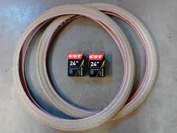 Nieuwe fietsbanden set Beige Delhi Banden 24x1.75 beschikbaar voor biedingen