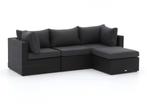 Forza Barolo chaise longue loungeset 4-delig, Tuin en Terras, Tuinsets en Loungesets, Ophalen, Zo goed als nieuw, Wicker