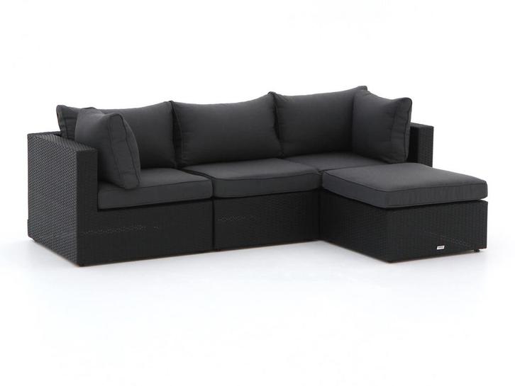 Forza Barolo chaise longue loungeset 4-delig, Tuin en Terras, Tuinsets en Loungesets, Zo goed als nieuw, Wicker, Ophalen