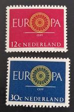 Nederland 1960 - nvph 385-386 - Europa – Spaakwiel, Postzegels en Munten, Verzenden, Na 1940, Postfris