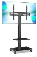 TV steun op wieltjes, Ophalen, 50 tot 100 cm, Zo goed als nieuw, Minder dan 100 cm