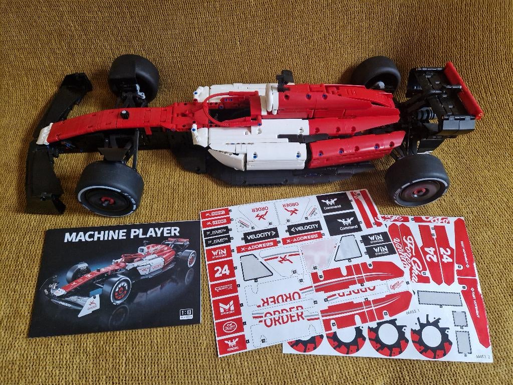 F1 "lego" technic, Kinderen en Baby's, Speelgoed | Duplo en Lego, Ophalen, Zo goed als nieuw, Complete set