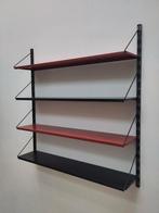 Vintage Pilastro metalen wandrek rek metaal boekenkast, Gebruikt, ., Ophalen of Verzenden, .