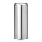 Brabantia prullenbak 30L RVS, 30 tot 40 liter, Ophalen, Gebruikt, Rvs