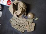 plunjebaal leger kleding helm tas enz, Verzamelen, Militaria | Algemeen, Ophalen of Verzenden, Landmacht, Nederland, Helm of Baret
