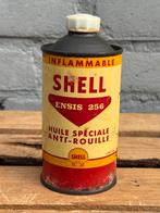 Vintage Shell Ensis 256 Olieblik, Gebruikt, Gebruiksvoorwerp, ., Ophalen of Verzenden