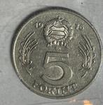 5 forint Hongarije 1976, Verzenden, Hongarije