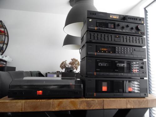 7 dlg Sansui HiFi set met pre/power combi en zeldzame timer, Audio, Tv en Foto, Stereo-sets, Gebruikt, Cassettedeck, Tuner of Radio