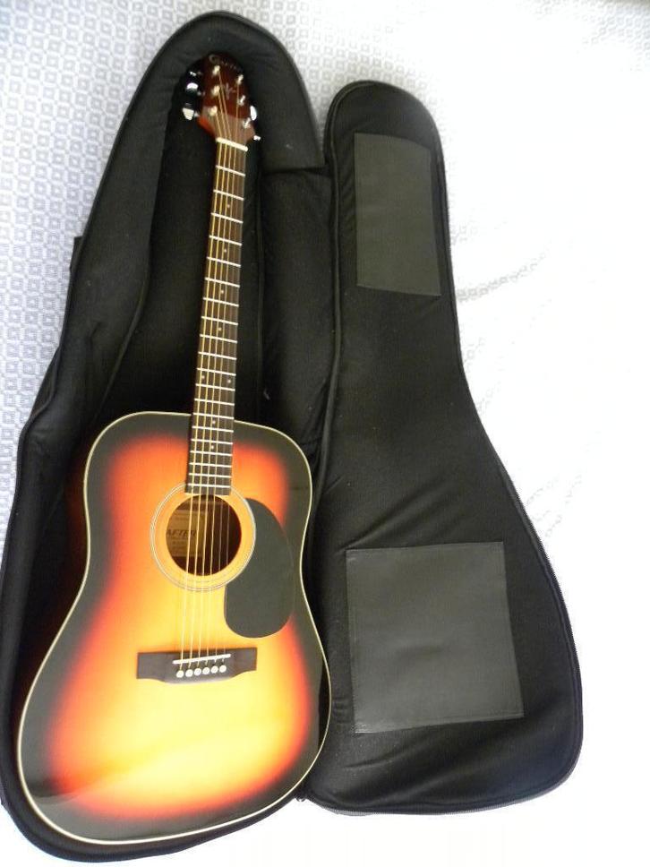 Zo goed als nieuwe Crafter HD-24/TS, Muziek en Instrumenten, Snaarinstrumenten | Gitaren | Akoestisch, Zo goed als nieuw, Western- of Steelstringgitaar