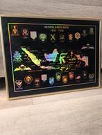 Unieke Laserprint Nederlands-Indië met Emblemen, Ophalen of Verzenden