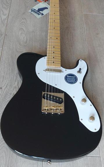 Richwood Telecaster"Buckaroo Deluxe" High Gloss Black beschikbaar voor biedingen