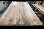 Eiken / wagonplanken tafels , eettafels , salontafels, Huis en Inrichting, Tafels | Salontafels, Eikenhout, Minder dan 50 cm, Rechthoekig