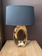 Zwarte Schemerlamp met Gouden Accent, Ophalen, Zo goed als nieuw, Overige materialen, Minder dan 100 cm