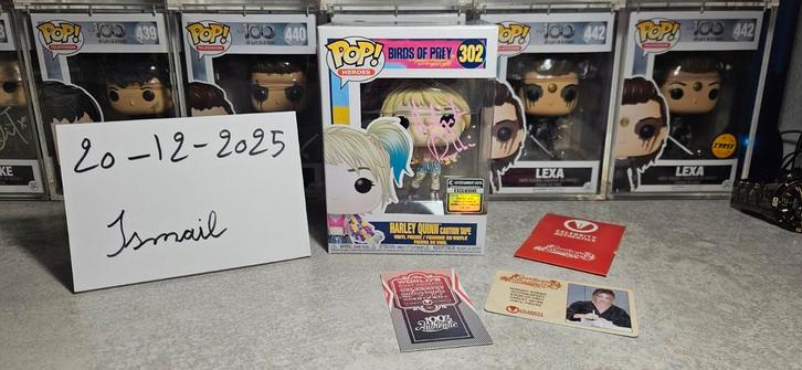 Funko Pop Birds of Prey Harley Quinn signed by Margot Robbie, Verzamelen, Poppetjes en Figuurtjes, Nieuw, Ophalen of Verzenden