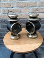 2 koetsierslampen.  20 cm hoog, Ophalen, Gebruikt