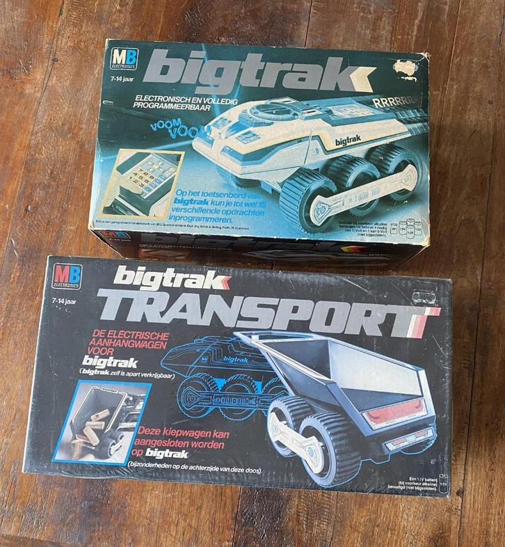 MB Electronics Bigtrak het computer gestuurde voertuig, Antiek en Kunst, Antiek | Speelgoed, Ophalen