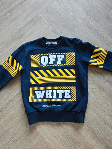 Off White Trui Maat 122/128 - Nieuw beschikbaar voor biedingen