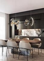 Dumpprijs Hanglamp Black Bubble LED 120 cm, Nieuw, Ophalen of Verzenden, Glas, 75 cm of meer