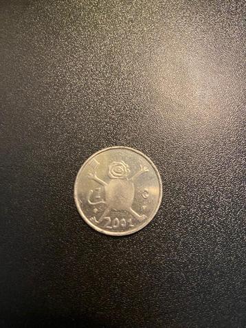 Gulden, special uitgave met Beatrix en  Loeki uit 2001 beschikbaar voor biedingen