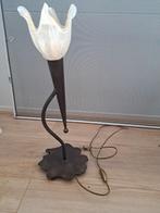 Hoge schemerlamp, Huis en Inrichting, Lampen | Tafellampen, Ophalen, Glas, 50 tot 75 cm