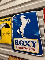 Vintage Roxy Cigarettes Emaille Reclamebord, Ophalen