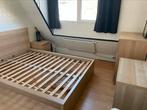 Complete slaapkamer (licht eiken), Ophalen of Verzenden, Zo goed als nieuw, Tweepersoons