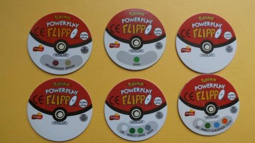 6 originele Pokémon Flippo's van Smiths (2000) – o.a. Gengar, Verzamelen, Flippo's, Losse flippo's, Ophalen of Verzenden
