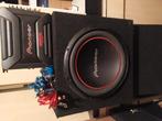 Pioneer subwoofer+versterker+kabels, Auto diversen, Ophalen of Verzenden, Zo goed als nieuw