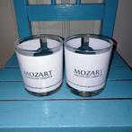 Mozart chocolate liqueur glazen 2 x 2 stuks en mini flesje, Verzamelen, Glas en Borrelglaasjes, Overige typen, Zo goed als nieuw