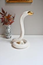 Tof vintage slang (cobra) beeld van porselein, Ophalen of Verzenden, Zo goed als nieuw, Dier