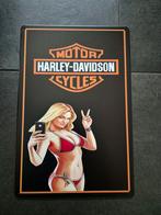 Harley davidson reclamebord, Ophalen of Verzenden, Nieuw, Reclamebord