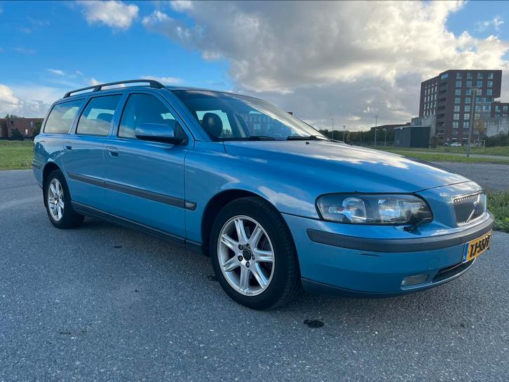 Volvo V70 2.5 T AUT 2003 Blauw, Auto's, Volvo, Particulier, V70, ABS, Airbags, Airconditioning, Android Auto, Boordcomputer, Centrale vergrendeling