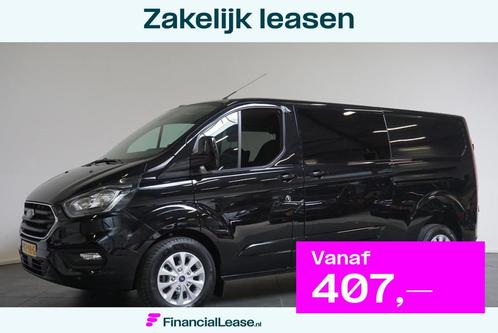 Ford Transit Custom 300 2.0 TDCI 130 pk Automaat Dubbele Cab, Auto's, Bestelauto's, Bedrijf, Lease, Financial lease, ABS, Airbags