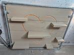 Wandplank Steigerhout Hart met Buis, Huis en Inrichting, Woonaccessoires | Wandplanken en Boekenplanken, Ophalen, Zo goed als nieuw