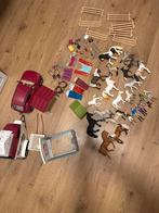 Grote Schleich Paardenset met Auto en Accessoires, Ophalen of Verzenden, Gebruikt, Jongen of Meisje