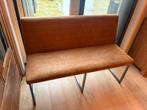 Eetkamerbank cognac, Huis en Inrichting, Banken | Sofa's en Chaises Longues, Ophalen of Verzenden, Zo goed als nieuw, Minder dan 75 cm
