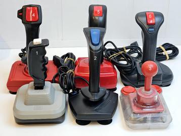 6x Commodore 64 Atari Amiga DB9 Joystick Werkend Getest >E5 beschikbaar voor biedingen