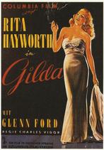 Kaart "Gilda" - Rita Hayworth, Verzamelen, Verzenden, Ongelopen, Sterren en Beroemdheden