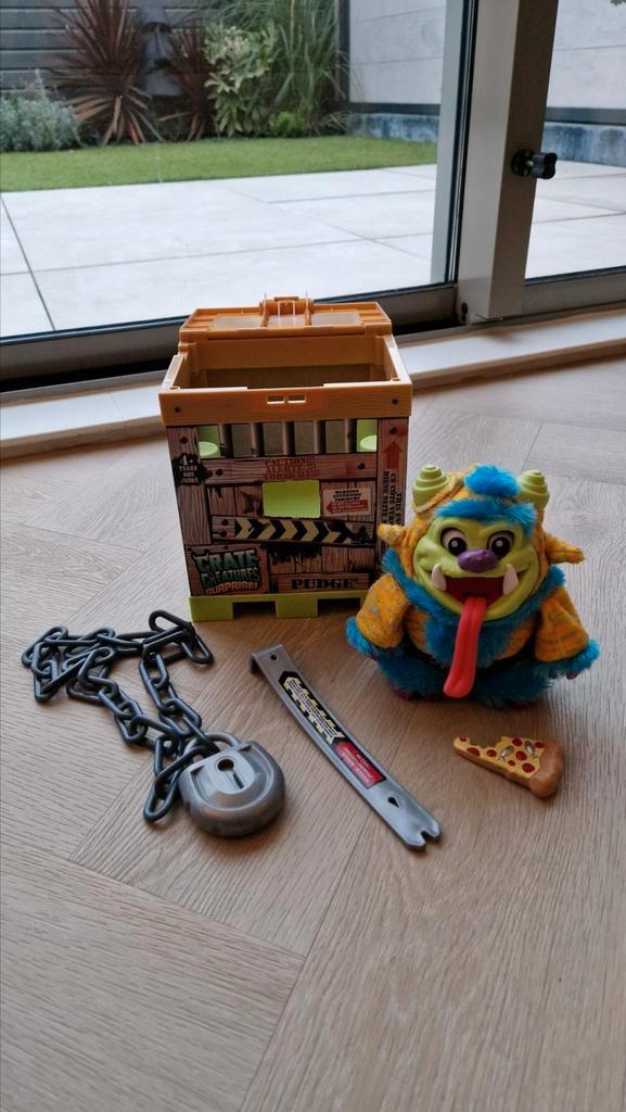 Crate creatures Pudge als nieuw, Kinderen en Baby's, Speelgoed | Knuffels en Pluche, Zo goed als nieuw, Overige typen, Ophalen of Verzenden