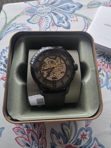 Fossil Heren Automatisch Horloge – ME3105–44mm – Leren Band beschikbaar voor biedingen